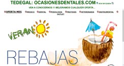 Desktop Screenshot of ocasionesdentales.com